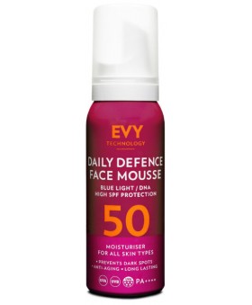 EVY DAILY DEFENCE DACE MOUSSE MELANOMA AWARENESS FACE MOUSSE SPF50