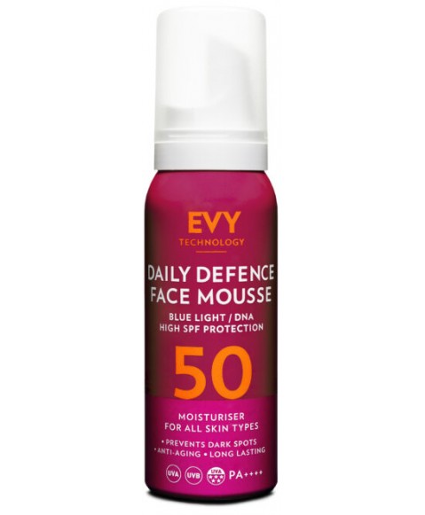 EVY DAILY DEFENCE DACE MOUSSE MELANOMA AWARENESS FACE MOUSSE SPF50