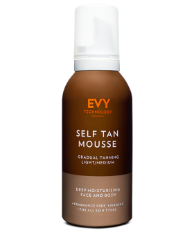 EVY SELF TAN MOUSSE LIGHT/MEDIUM - 150ML FACE AND BODY