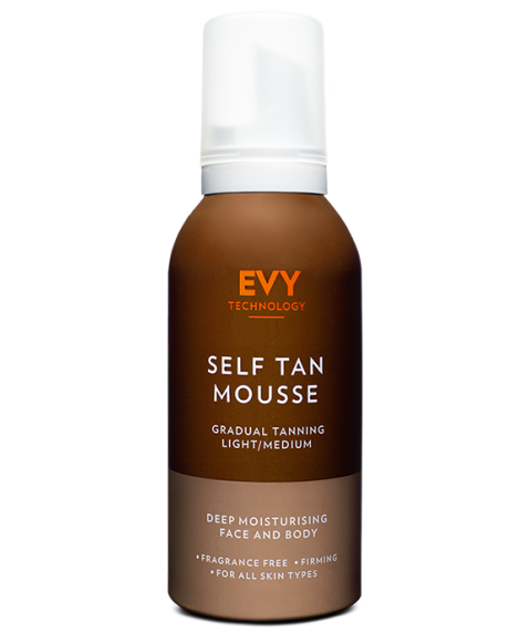 EVY SELF TAN MOUSSE LIGHT/MEDIUM - 150ML FACE AND BODY